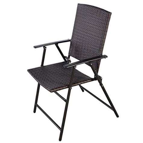 Get contact details & address of companies manufacturing and supplying folding chairs, portable folding chair, foldable chair across india. Tangkula 4 PCS Brown Folding Rattan Chair Furniture ...