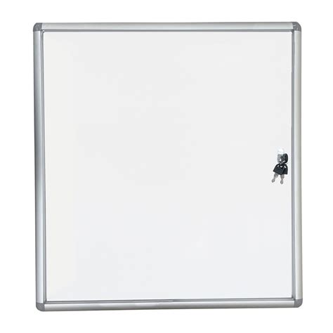 Twinco Nb6772 Noticeboard Magnetic Whiteboard Lockable Fits 6 X A4