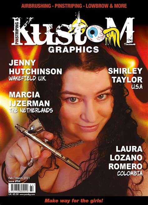 Pinstriping And Kustom Graphics Magazine 84 Etsy Uk