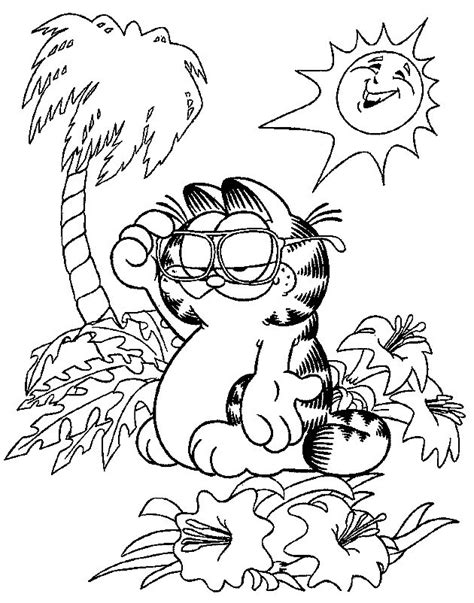 Free Printable Garfield Coloring Pages For Kids