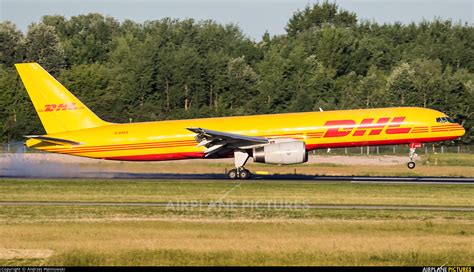 G Dhkx Dhl Cargo Boeing 757 200f At Warsaw Frederic Chopin Photo