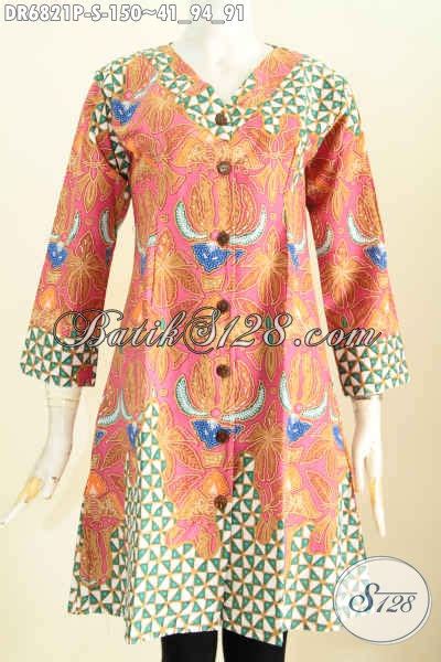 The output(s) of the model. Dress BAtik Kerah V, Baju Batik Wanita Simple Model ...