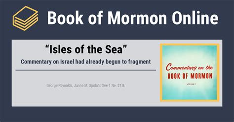 Isles Of The Sea Commentary On Israel Had Already Begun To Fragment