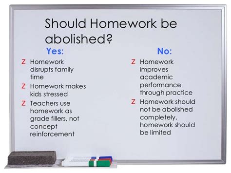 Essays On Homework Should Be Abolished