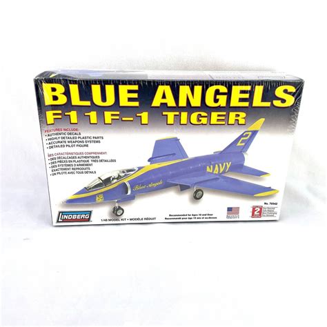 Blue Angels F11f 1 Tiger 148 Model Navy 70542 Lindberg Kit Etsy