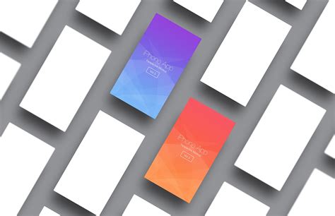 Simple edit with smart layers. iPhone App Perspective Mockup - Vol 5 — Medialoot