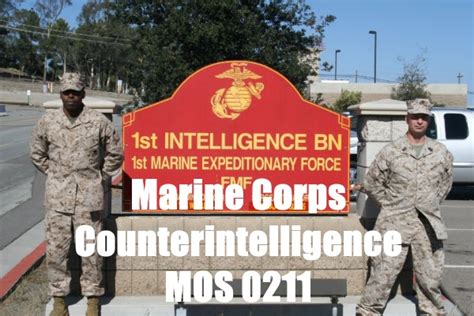 Marine Counterintelligence Mos 0211 Career Details Operation