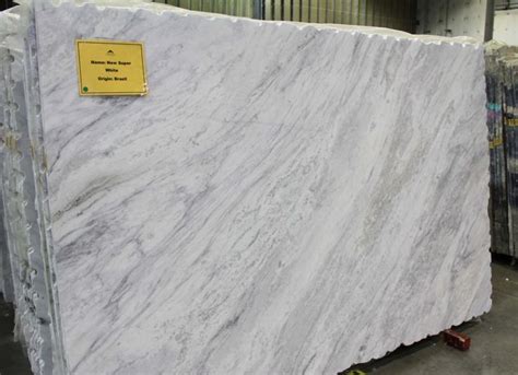 A Slab Of Super White Sold As Granite