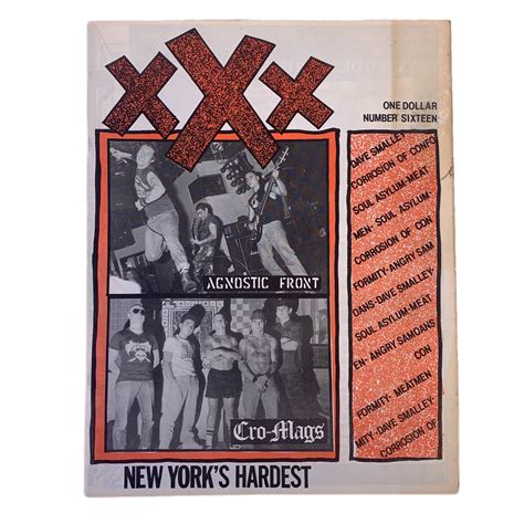 Vintage Xxx Fanzine “new York’s Hardest” 16 Jointcustodydc