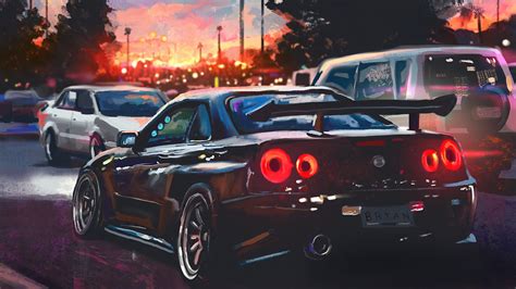 Submitted 2 years ago by pieface_rb. 1366x768 Nissan Skyline Painting Art 4k 1366x768 ...