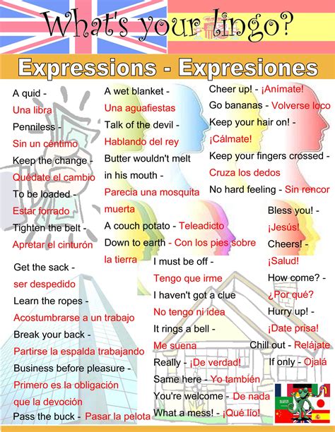 Whats Your Lingo Expressions In English Expresiones Aguafiestas