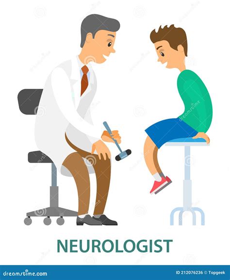 Neurologist Examining Boy For Diagnosis In Hospital Room Landing Page