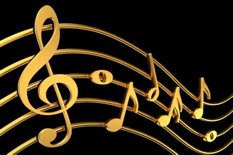 Hand Painted Treble Clef Background Vector Free Download