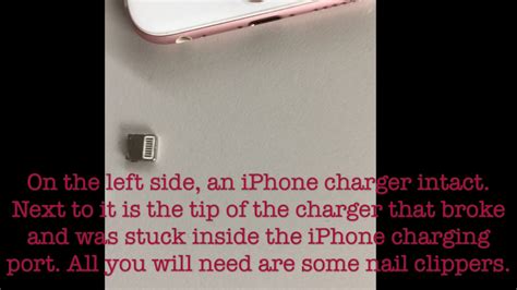 How To Fix A Broken Iphone Charger Port