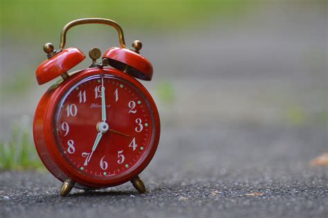 Banco de imagens : mão, relógio, Tempo, hora, despertador, vermelho