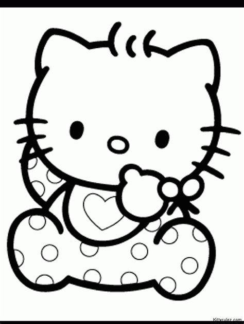 Free Printable Hello Kitty Coloring Pages Coloring Home