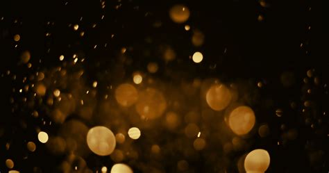 Christmas Gold Sparkle Glitter Explosion Dust Particles Background With