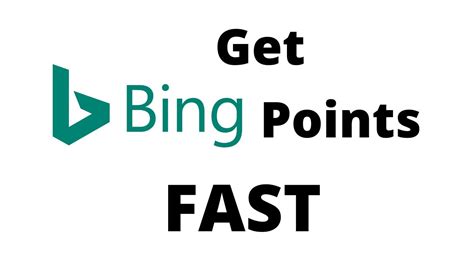 How To Get Bing Points Fast Youtube