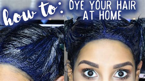 Nor do you have to be satisfied with faded. How To: Dye Your Hair At Home (BLUE BLACK) - YouTube