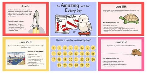 An Amazing Fact A Day June Powerpoint Fun Facts Teaching Resources