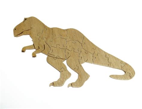 Items Similar To Tyrannosaurus Rex Wood Puzzle T Rex Wooden Puzzle
