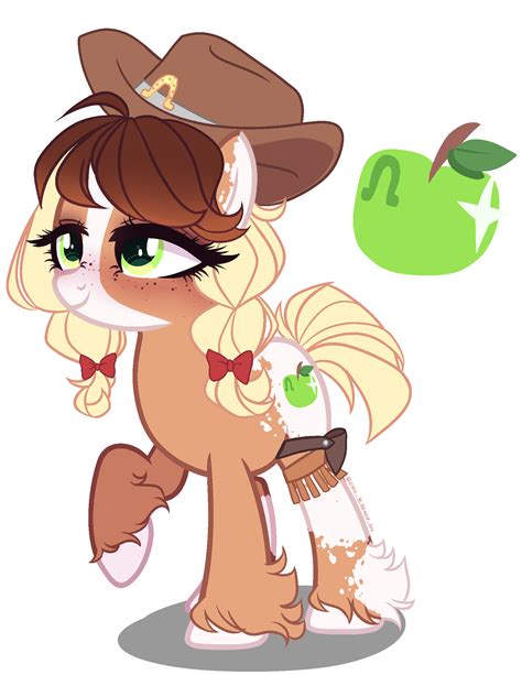 Next Gen Oc Adoptable Applejack X Trouble Shoes By Gihhbloonde On