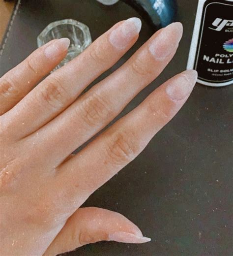 Since polygel does have polymer (acrylics) in its name, you will have to soak it off your nails the same way you. Doing your own PolyGel nails at home - Through New Eyes
