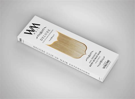 Packaging And Box Design For Hair Extensions Company
