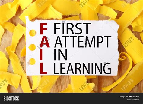Fail Acronym First Image And Photo Free Trial Bigstock