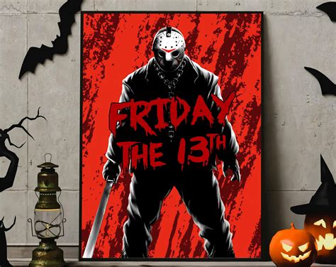 Jason Voorhees Poster Friday The Th Poster Print Horror Etsy