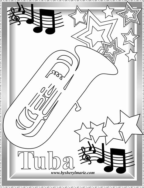 Sousaphone Coloring Pages