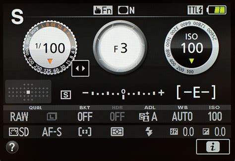 This Graphical User Interface Gui From A Nikon Camera Shows A Shutter