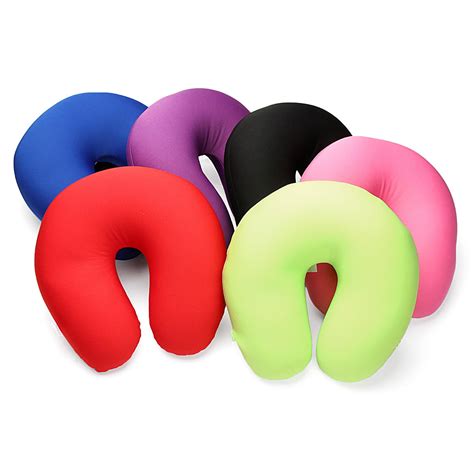 Generic U Shape Neck Pillow Microbead Cushie Ultralight Massage Head Neck Cervical Support