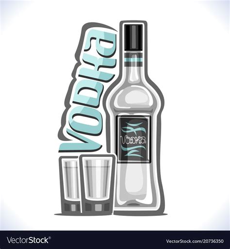 Alcohol Drink Vodka Royalty Free Vector Image Vectorstock Vodka
