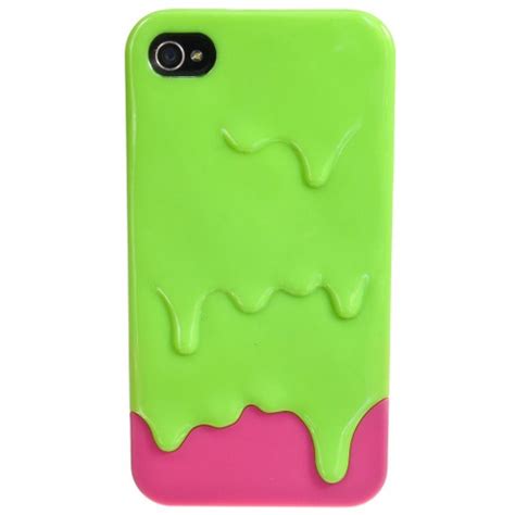 Pink And Green Melt Iphone 44s 5 Case Iphone 44s Tech