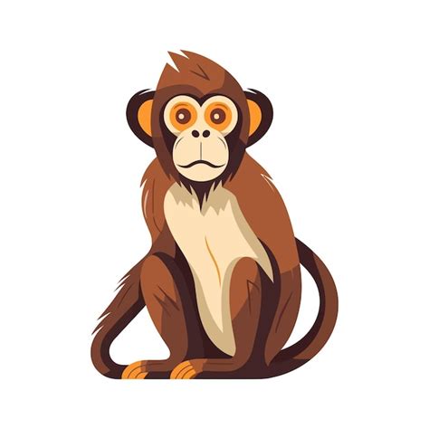 Premium Vector Monkey Logo Design Abstract Drawing Monkey Cute Monkey