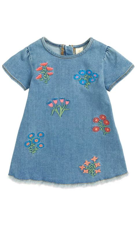 Embroidered Denim Dress For Summer Toddler Affiliate Embroidered