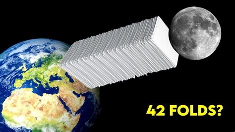 Folding A Paper 42 Times To Reach The Moon Img Cyber