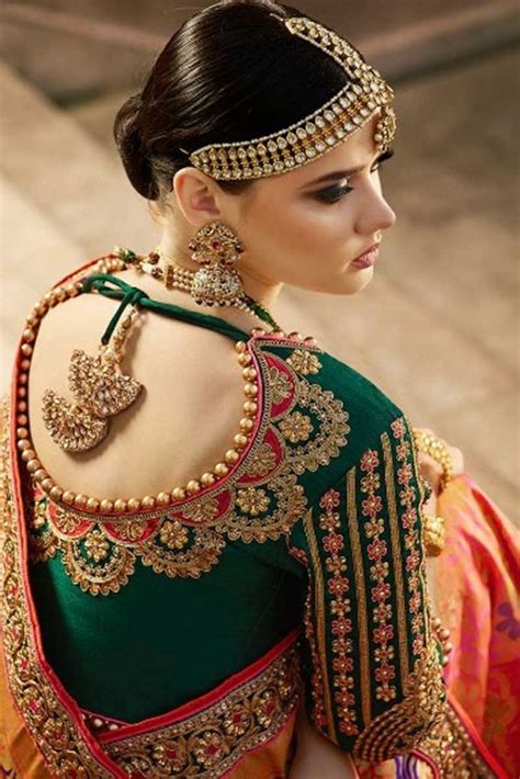 Blouse designs are an important element of saree and lehenga. Bridal Blouse Designs 2020 Latest Saree Blouse Back ...