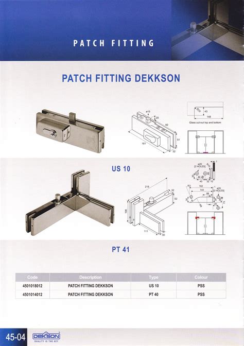 Jual Patch Fitting Set Dekkson Komplit Pt Pt Us Di Lapak Goldragon Goldragon