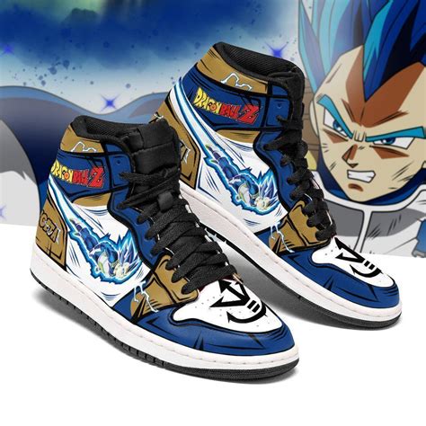 The anime you love for free and in hd. Vegeta Blue Jordan Sneakers Dragon Ball Z Custom Anime ...