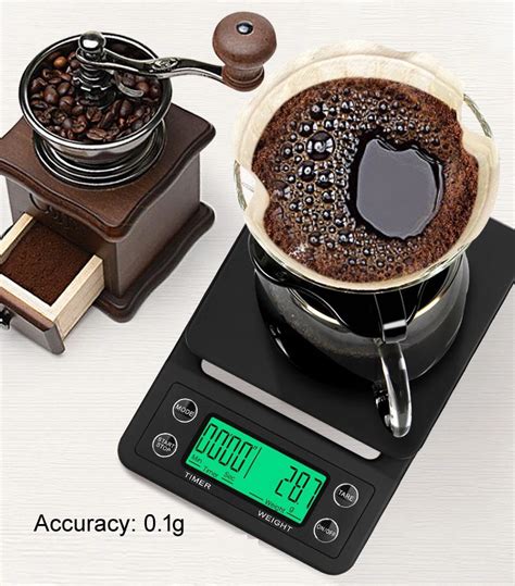 Hot Selling Coffee Scale With Timer 01 3000 G Kitchen Weighing Scales