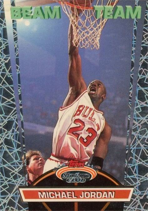 1986 fleer #57 michael jordan: 1992 Stadium Club Beam Team Michael Jordan #1 Basketball Card Value Price Guide