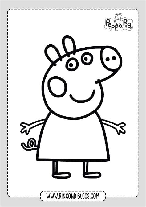 Dibujos De Peppa Pig Para Colorear Rincon Dibujos