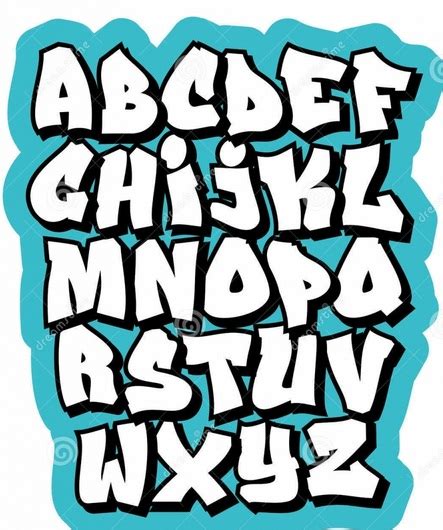 Graffiti Collection Ideas Graffiti Alphabet Fonts A Z Basic Design