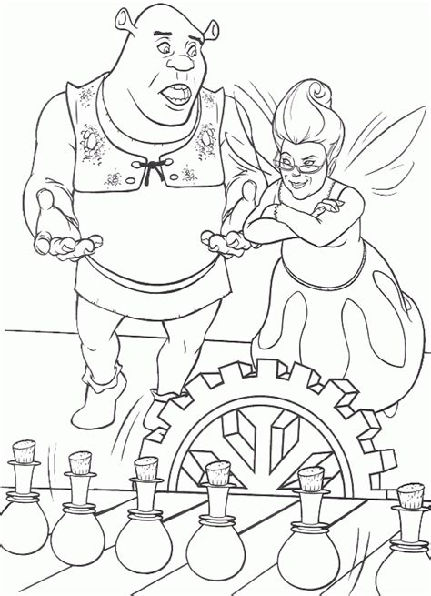 Download or print easily the design of your choice with a single click. Cartoons Coloring Pages: Shrek Coloring Pages