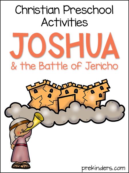 Joshua And The Battle Of Jericho Christian Preschool Activities Prekinders