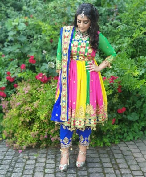 Afghan Traditional Dress With Full Hand Made Embroidery Etsy Uk