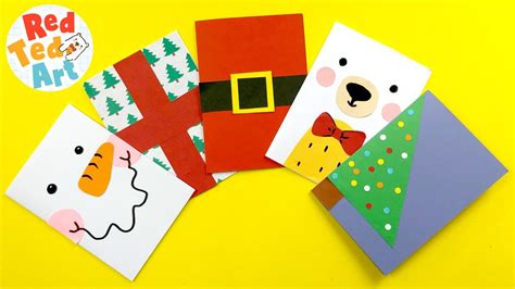 10 Super Simple Christmas Card Designs To Make In Less Than 5 Minutes