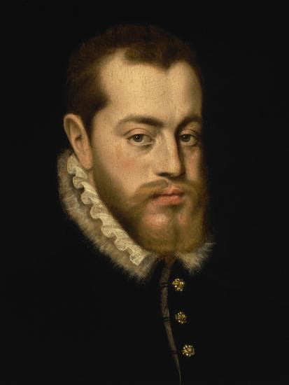Portrait Of King Philip Ii Of Spain Giclee Print By Alonso